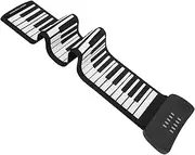 Abaodam Keys Foldable Up Piano Portable Silicone Keyboard for Lightweight Easy to Use Built Speaker Headphone Jack for Beginners and Travel