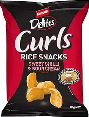 Fantastic Curls, 80 g, Sweet Chili & Sour Cream