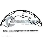Brake Bonders Brake Shoes - N1855