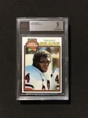 1979 Topps Football TOM HICKS #417 BVG/BGS GRADED 9 - MINT