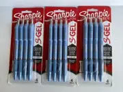 3-PK SHARPIE S-Gel, Gel Pens, Medium Point (0.7mm), Black Ink Gel Pens, 4 CT/ea