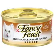 Fancy Feast Grilled Liver & Chicken Feast In Gravy Wet Cat Food - 85g