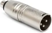 Hosa GXM-133 RCA to XLR 3-pin Male Adaptor