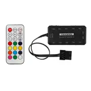 Coolmoon 12V RGB Cooling Fan Remote Control Controller Switching Adjustable Brightness Speed of Fan