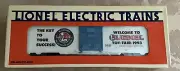 LIONEL 6-19923 “1993 TOY FAIR BOXCAR”, O GAUGE NEW IN BOX