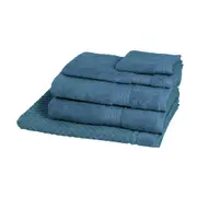 5pc Sheraton Luxury Egyptian Cotton Towel Pack Bath/Hand/Mat/ Face Washer Coast