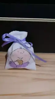 Cross Stitch Baby Lavender Sachet