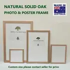 Oak Photo frame, Oak picture frame, AO, A1, A2, A3, A4 size, 4 styles of frame