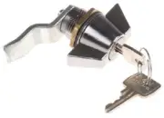 Euro-Locks WING HANDLE CAMLOCK 16.1mm, 20.1x22.5mm Key Method, Chrome Plated