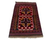Oriental Pakistan Persian Hand Knotted Wool Rug Carpet,Floor Room Decor 123x87