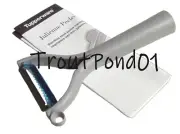 Tupperware Julienne Peeler Horizontal Gray Handle Eye Removal Veggies Fruit