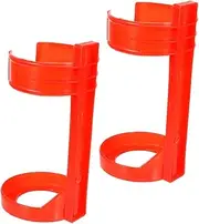 HEALEEP 2pcs Fire Extinguisher Bracket Heavy Duty Mount for Car Rv Truck Reliable Wall Holder with Handheld Design Easy Removal for Emergencies Versatile Use Vehicles and Homes