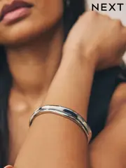 Silver Tone Bangle Pack (AT6248) | $30