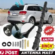8" Universal Black Antenna Amplifier Stereo Aluminum Radio Car Antenna Signal (for: Porsche)