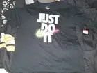 NIKE JDI JUST DO IT BLACK T SHIRT Sz L 905976-010 air max 1 90 95 97 98 270 tn