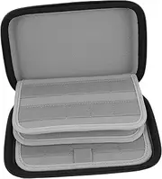 HOMSFOU Storage Box 80-Slot Game Case Memory Case for Travel Party Compatible Accessories