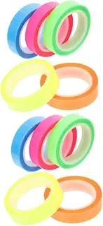 VILLFUL 2sets Book Tabs for Reading Removable Highlighter Tape Colorful Sticky Tabs for Page Markers 5rolls*2