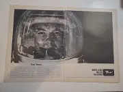 Bendix Corporation Astronaut Print Ad 1963 16x11 Vintage Great To Frame