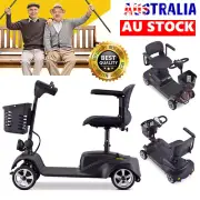 4 Wheel Electric Mobility Scooter Electric Motorised Power Folding LED New