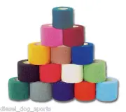 Andover Powerflex 1" Sport Stretch Tape Cohesive Bandage Pre Wrap Vet (1 roll)