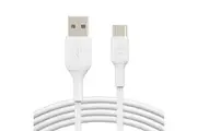 Belkin 2M USB-A to USB-C Cable Data Sync Charging Cord for Smartphones White