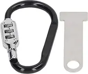 Helmet Lock Key, Aluminum Alloy Replacement Safety Lock with Fashionable Appearance for Indian, Easy Lock and Go, Unlock by Password