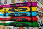 Victus Vibe Crayon -3 BBCOR Baseball Bat VCBVIBC Red Pink Blue Green Yellow