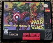 Marvel Super Heroes in War of the Gems Super Nintendo SNES Box BEST Quality