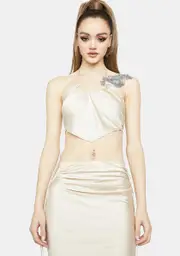 Try Your Best Satin Skirt Set