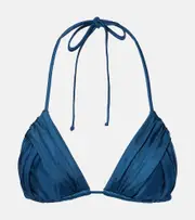 [Bananhot] Bananhot Jasmin ruched bikini top AU 12 blue