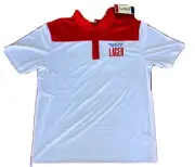 Ballast Point Brewing Polo White/Red, Size Large
