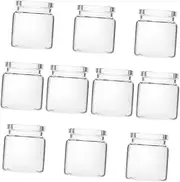 MINAOLULUS 10Pcs Miniature Landscape Vases Transparent Glass Propagation Bottles for Succulents Micro Landscapes Stylish Decor for Home Office for Plant Display