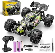 UONNO 1:20 Remote Control Car 20KM/H RC Truck, 2.4GHZ RTR 4WD RC Monster Truck with 2 Batteries, All Terrain Off-Road Toy Vehicle for Kids Gift