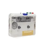 Compact and Portable Cassette to MP3 Player USB Transfer and AUX Input