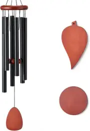37" Large Aluminum Wind Chimes - Outdoor Garden Decor, Sympathy Gifts