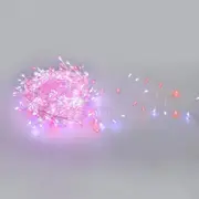 Red & White 640 Micro LED Cluster Fairy Lights