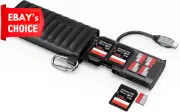 High-Speed USB C Micro SD Card Reader for Cameras and Drones with Dual Slots