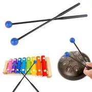 2 Pcs Tongue Drum Mallets, 12 Inch Kids Percussion Instrument Glockenspiel