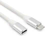 1m USB-C Extension Cable,Gex USB Type C Devices;Pass Video,Data Sync,Audio Through Male to Female Extender Cord for MacBook Pro,Nintendo Switch,Samsung Galaxy S8 S9/Note 8/Dex,Nest Cam IQ (Silver)