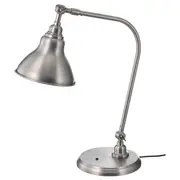 ANKARSPEL work lamp, pewter effect