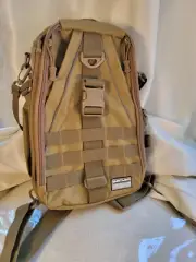 Ghosthorn Fishing Backpack Tackle Sling Bag - Shoulder w/ Rod Holder NEW