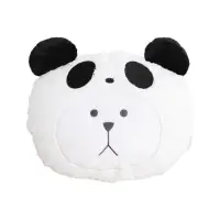 在飛比找momo購物網優惠-【CRAFTHOLIC 宇宙人】黑熊貓熊熊造型靠枕 情人節禮