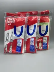 Dirt Devil Type U Vacuum Bags 6 Regular 3 Micro Fresh