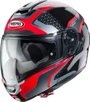 Caberg Levo Sonar Helmet, black-red, Size S Black Red