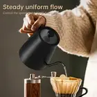 (3)0.8L Electric Gooseneck Kettle Intelligent Coffee Kettle With Transparent