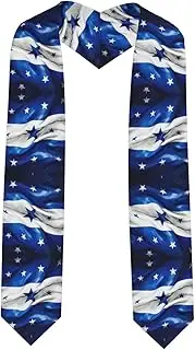 [SKKNT] Honduras Flag Print Graduation Shawl Stole For Academic Commencements Honor Sash Congratulations Gift