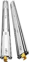 Heavy Duty Drawer Slides Ball Bearing Drawer Runners Full Extension Locking Rail Runners Load Capacity 125Kg - Extendable Length 1200MM-2400MM
