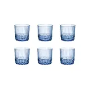 Bormioli Rocco America '20s 300ml Rock Drink Glasses Set 6 - Sapphire