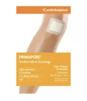 5 x Fabric Wound Island Dressings 8.3cm x 6cm Smith & Nephew Primapore