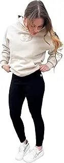 [GO EARN IT] Women's High-Waisted Leggings with Secure Pockets – Soft, Stretchy, and Versatile -Workouts or Casual Wear – Black